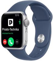 Умные часы Apple Watch Series SE Gen 2 40 мм Aluminium Case, серебристый Sport Band S/M