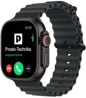 Умные часы Apple Watch Ultra 3 49 Black Titanium Case, Black Ocean Band