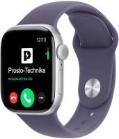 Apple Watch S11 46mm Silver Sport Band Purple Fog M/L