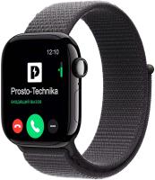 Apple Watch S11 46mm Jet Black Sport Loop Dark Gray