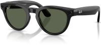 Ray-Ban Headliner (Gen 2) Глянцевый Чёрный с Зелёными Линзами (Зелёный)