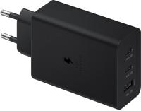 Сетевое зарядное устройство Samsung 65 Вт (2*USB-C/USB-A) черное
