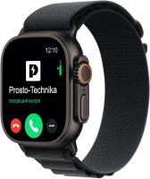 Умные часы Apple Watch Ultra 3 49mm Black Titanium Case Alpine Loop Black М