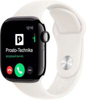 Apple Watch S11 42mm Jet Black Sport Band Starlight M/L