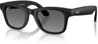 Ray-Ban Wayfarer (Gen 2) Матовый Чёрный с Прозрачно-Серыми Линзами