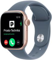 Apple Watch S11 46mm Rose Gold Sport Band Anchor Blue M/L