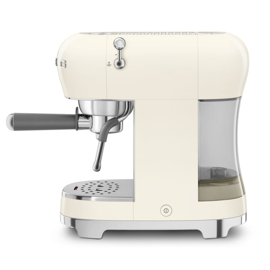Кофемашина-эспрессо SMEG ECF02CREU, кремовый, ретро / 1350 Вт
