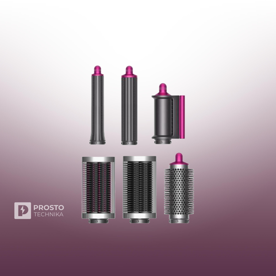 Фен-стайлер Dyson Airwrap Complete Long HS05, Fuchsia/Bright nickel
