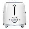 Тостер на 2 ломтика, Белый Smeg TSF01WHEU