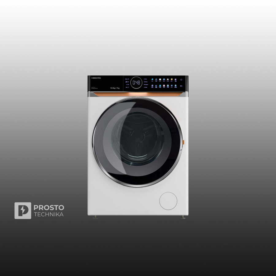 Стиральная машина c сушкой HIBERG i-DDQ10 - 10714 W Стиральная машина c сушкой HIBERG i-DDQ10 - 10714 W