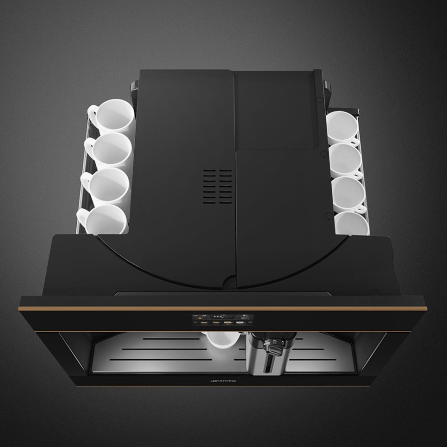 Встраиваемая кофемашина SMEG CMS4604NRRU черный
