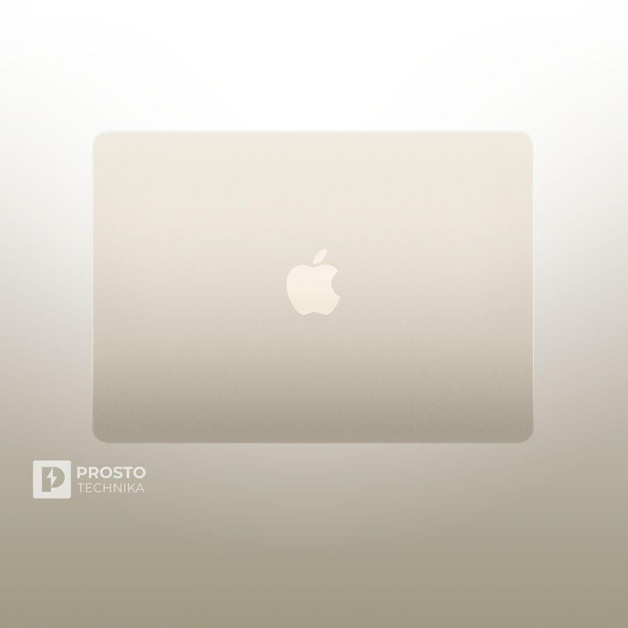 Ноутбук Apple MacBook Air 15" (M4, 10C CPU, 10C GPU, 2025) 16 ГБ, 512 ГБ SSD, Starlight MW1K3, английская раскладка