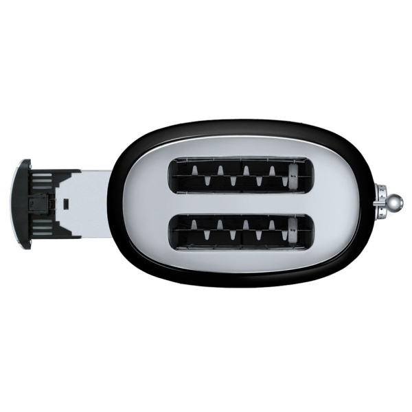 Тостер на 2 ломтика, Чёрный Smeg TSF01BLEU