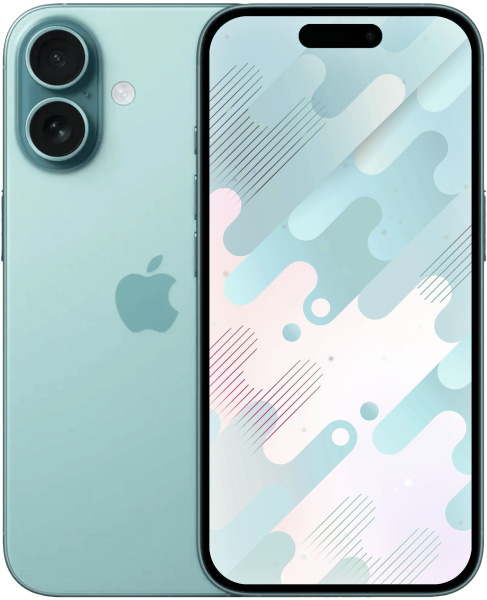 Смартфон Apple iPhone 16 128 ГБ, Dual: nano SIM + eSIM, зеленый