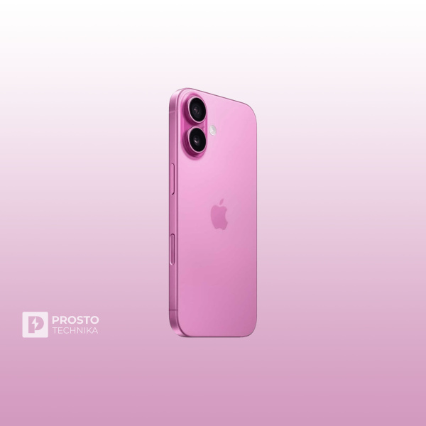 Смартфон Apple iPhone 16 128Gb eSim, розовый