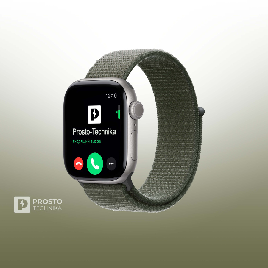Apple Watch S11 46mm Space Gray Sport Loop Forest