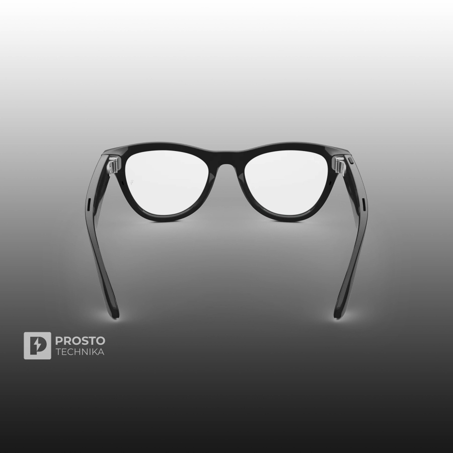 Ray-Ban Skyler (Gen 2) Глянцевый Чёрный с Прозрачными линзами