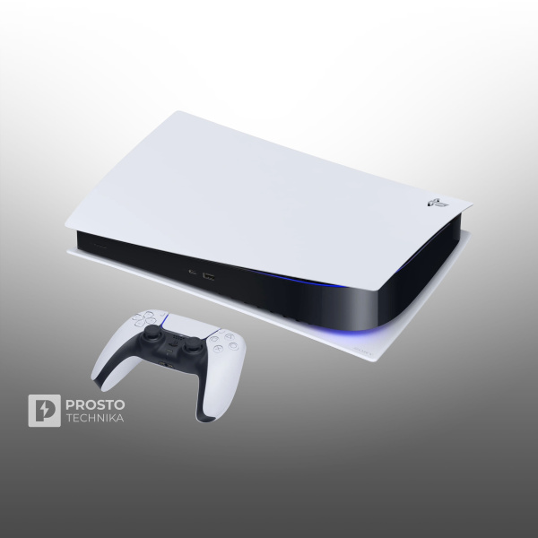 Игровая приставка Sony PlayStation 5 Digital Edition 825 ГБ, белый
