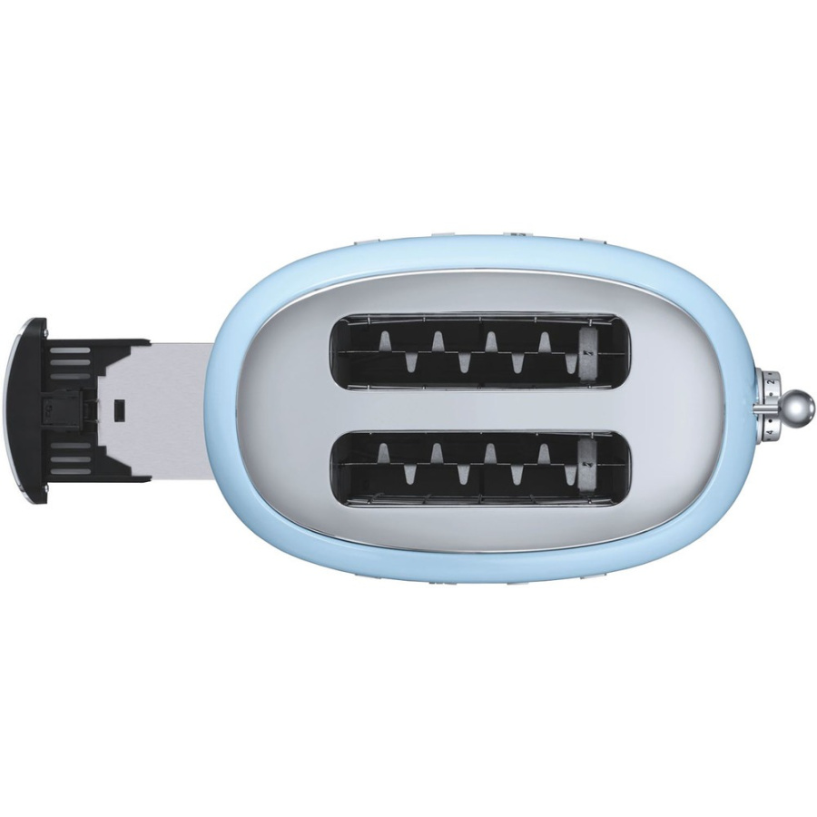 Тостер на 2 ломтика, Голубой Smeg TSF01PBEU