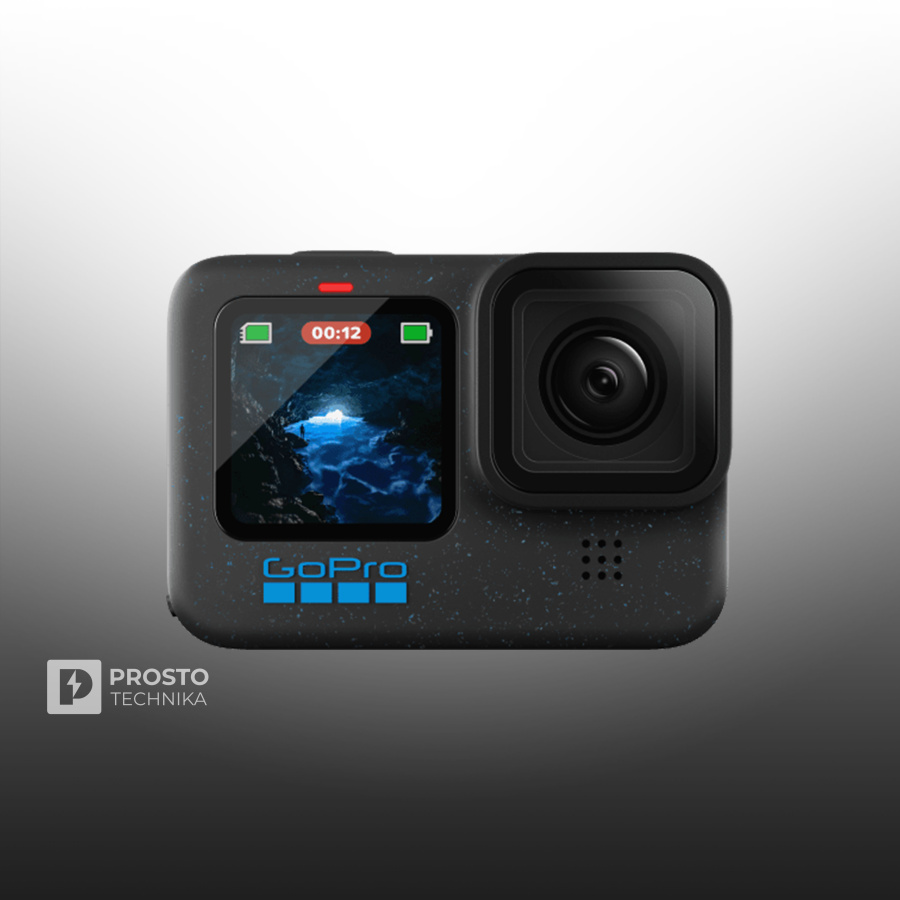 Экшн-камера GoPro HERO12 Black, 27.6МП, 1720 мА·ч