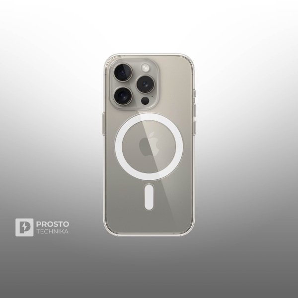 iPhone 15 Pro Clear Case with MagSafe