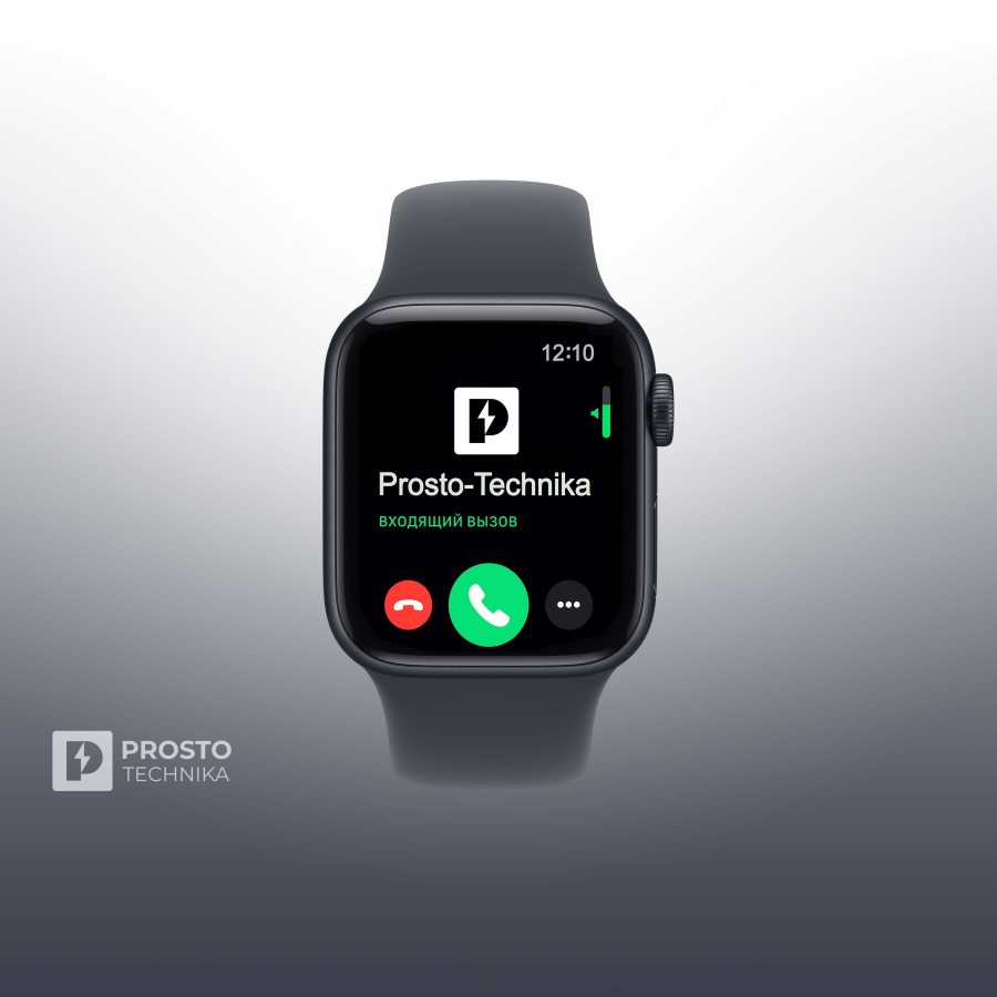 Apple Watch SE 3 44mm Midnight Sport Band Black M/L