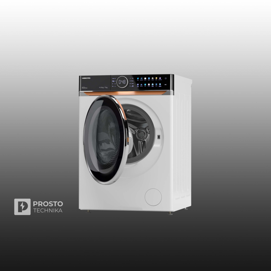 Стиральная машина c сушкой HIBERG i-DDQ10 - 10714 W Стиральная машина c сушкой HIBERG i-DDQ10 - 10714 W