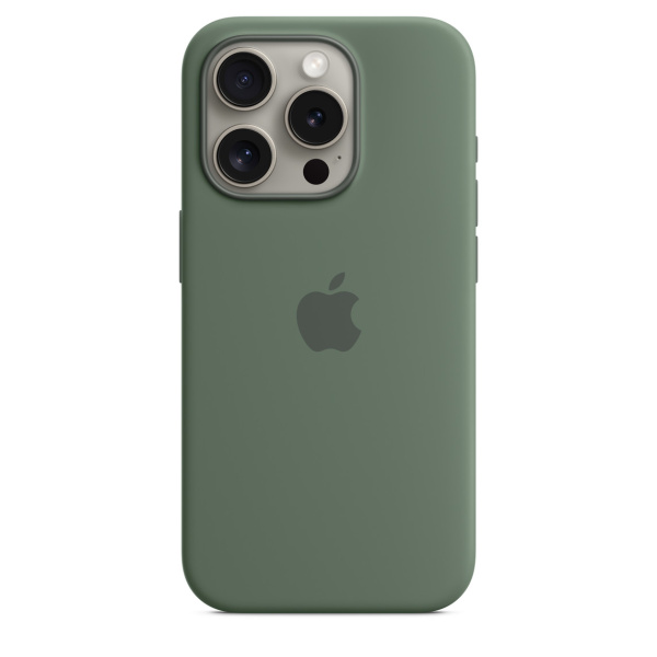 iPhone 15 Pro Silicone Case with MagSafe - Cypress