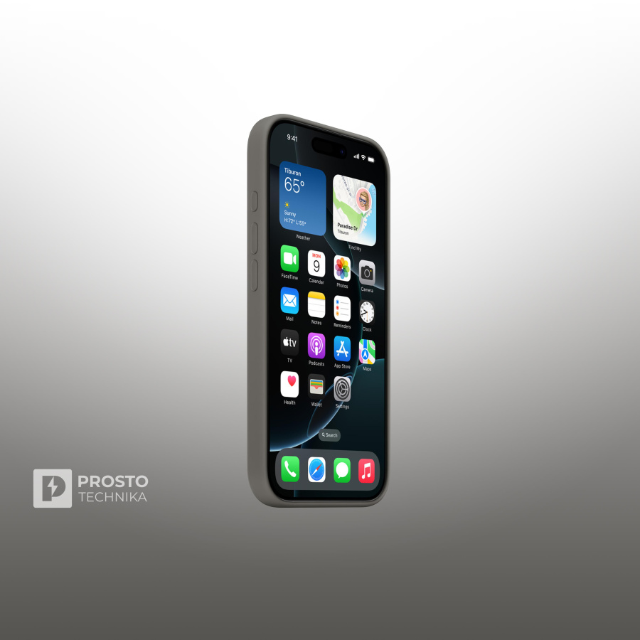 Apple iPhone 16 Pro Max  Silicone Case with MagSafe - Stone Gray