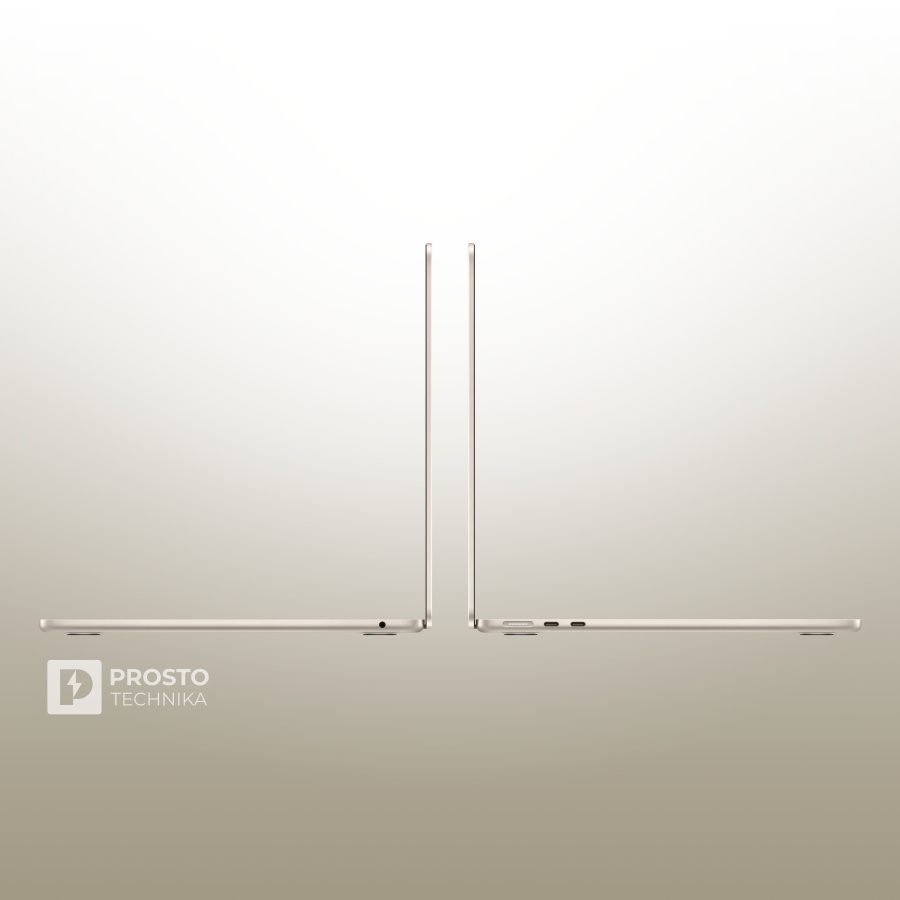 Ноутбук Apple MacBook Air 15" (M4, 10C CPU, 10C GPU, 2025) 16 ГБ, 512 ГБ SSD, Starlight MW1K3, английская раскладка