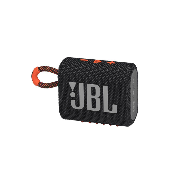 Портативная акустика JBL GO 3, 4.2 Вт, черно-оранжевый