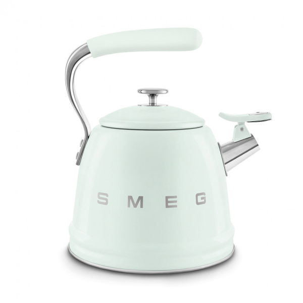 Чайник со свистком Smeg CKLW2001PG, 2.3 л, зеленый