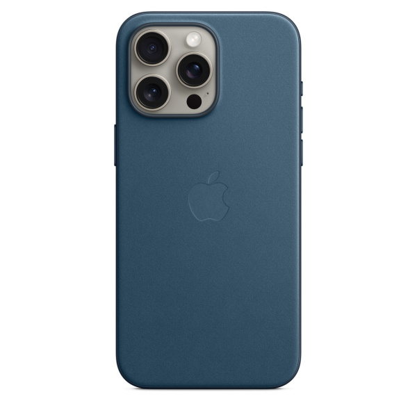 iPhone 15 Pro Max FineWoven Case with MagSafe - Pacific Blue
