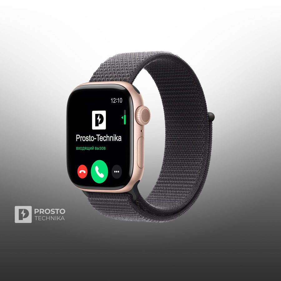 Apple Watch S11 42mm Rose Gold Sport Loop Dark Gray
