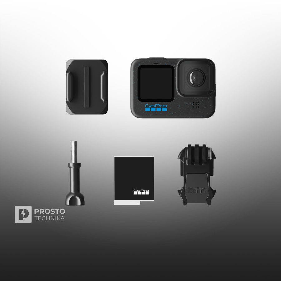 Экшн-камера GoPro HERO12 Black, 27.6МП, 1720 мА·ч