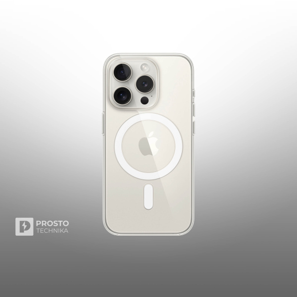 iPhone 15 Pro Clear Case with MagSafe