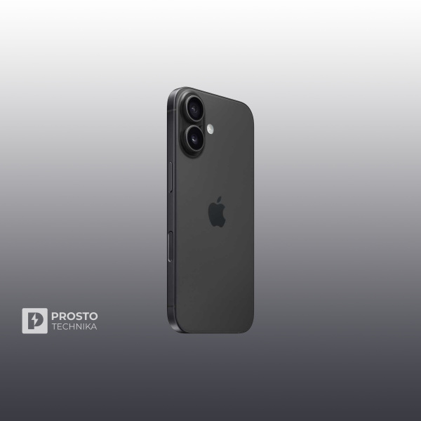 Смартфон Apple iPhone 16 256Gb eSim, черный