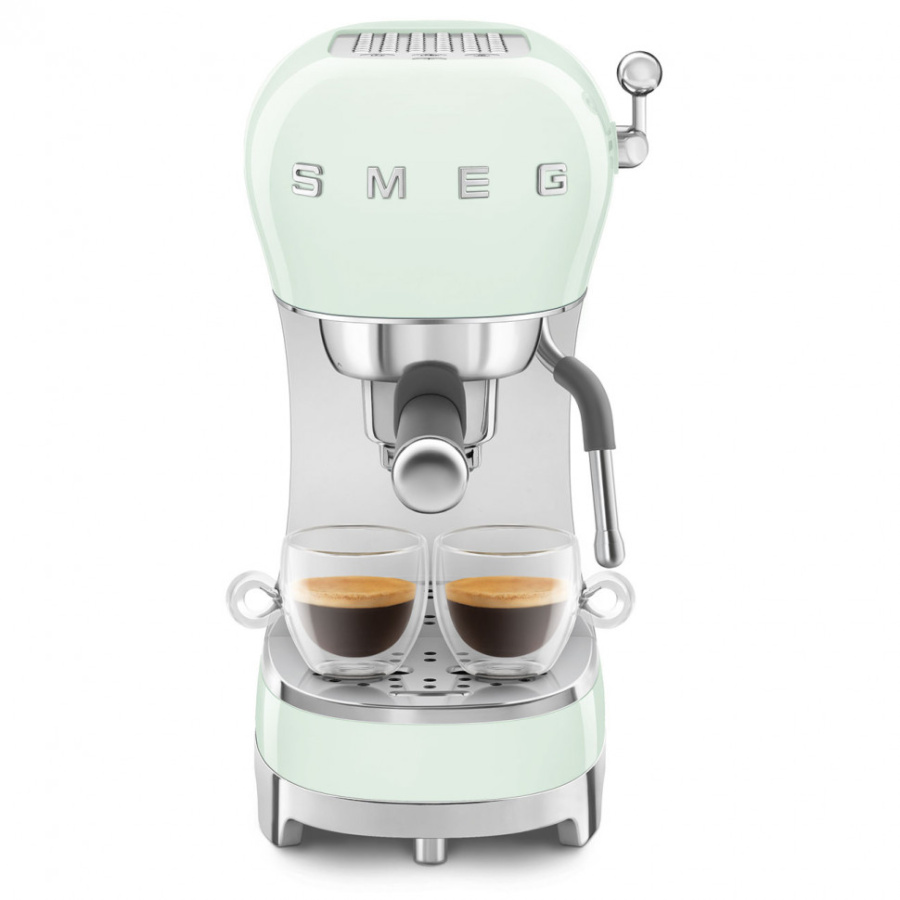 Кофеварка-эспрессо SMEG ECF02PGEU, пастельно зеленая