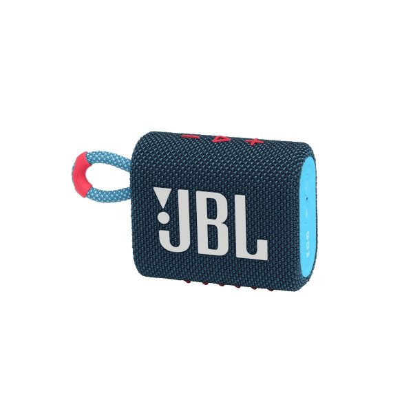 Портативная акустика JBL GO 3, 4.2 Вт, синяя/розовая