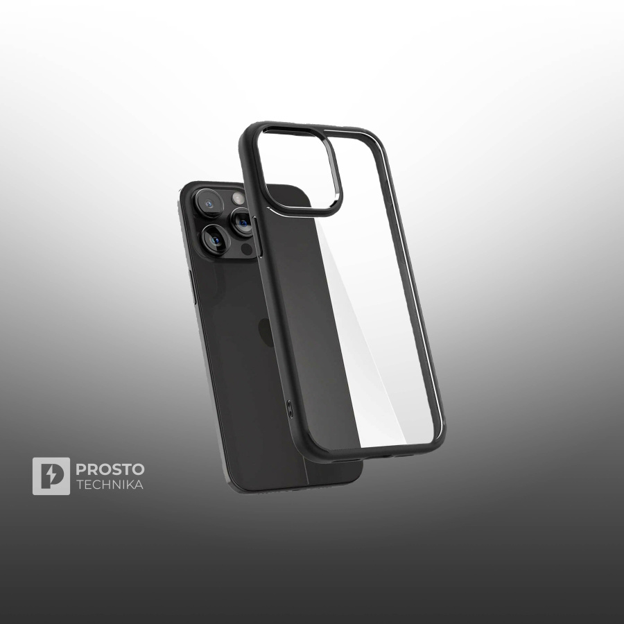 Чехол SPIGEN для iPhone 15 Pro - Ultra Hybrid - Черный