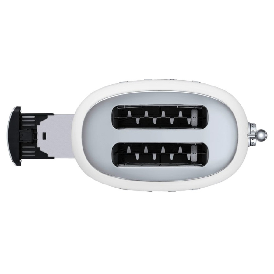 Тостер на 2 ломтика, Белый Smeg TSF01WHEU