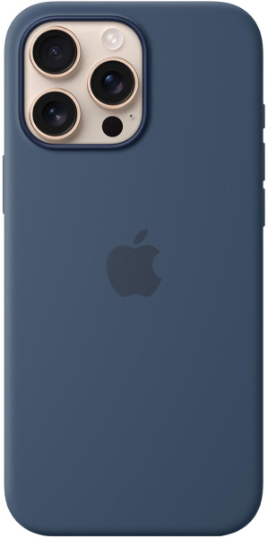 Apple iPhone 16 Pro Max  Silicone Case with MagSafe - Denim