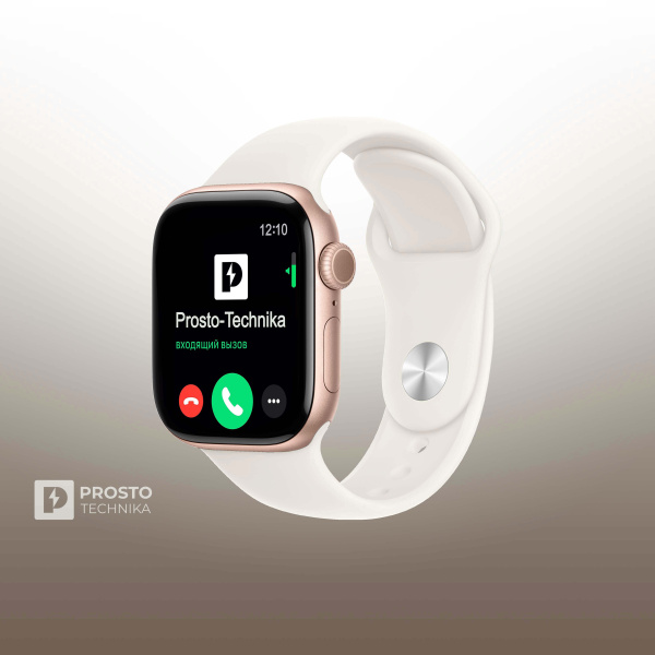 Apple Watch S11 46mm Rose Gold Sport Band Starlight M/L